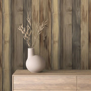 Barnwood Medley Wallpaper - WallCreatives