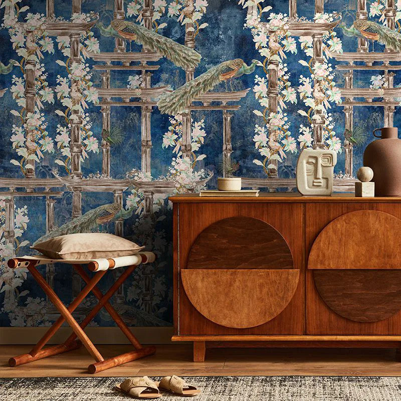 Torri dark blue Wallpaper Vladila