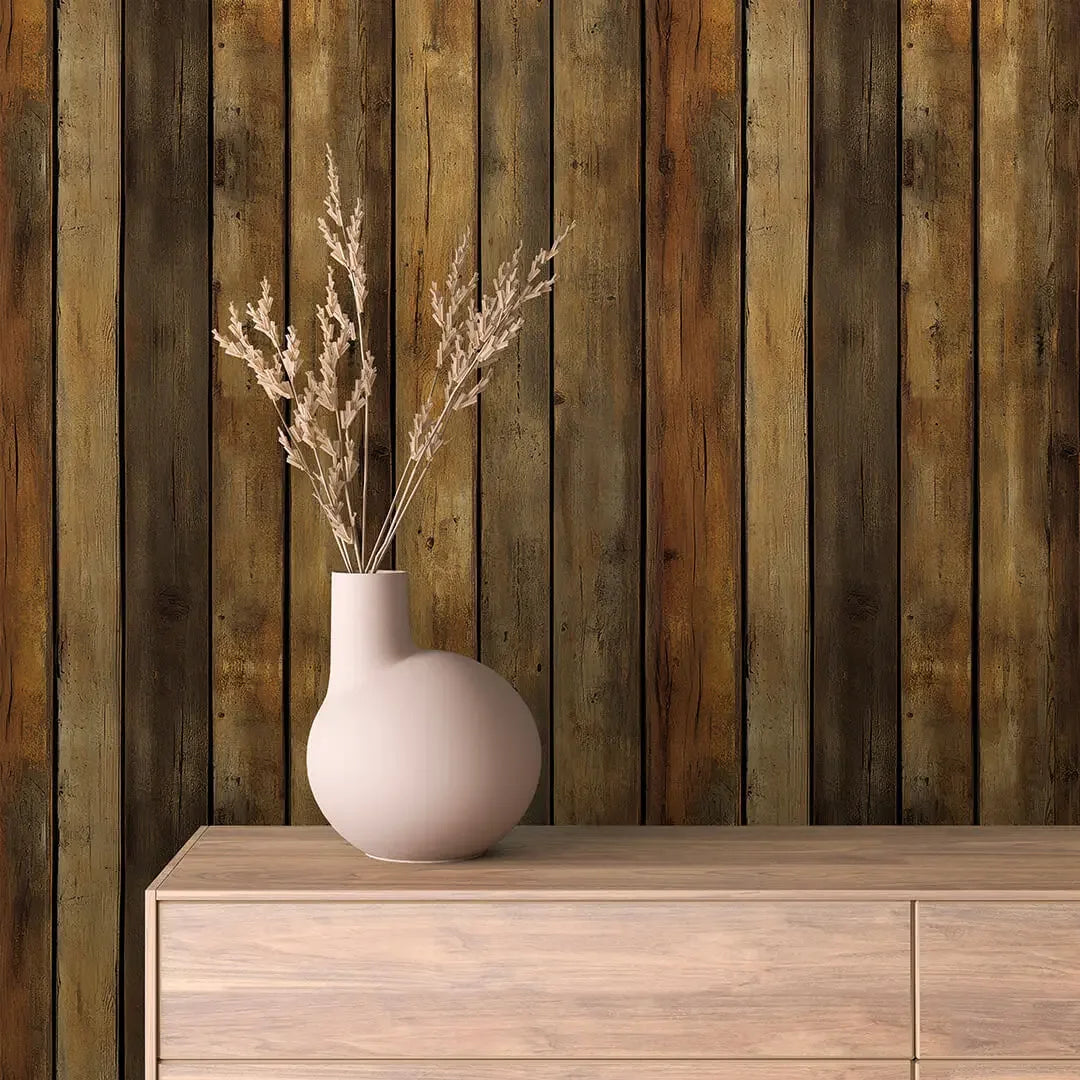 Rustic Heritage Timber Planks - WallCreatives