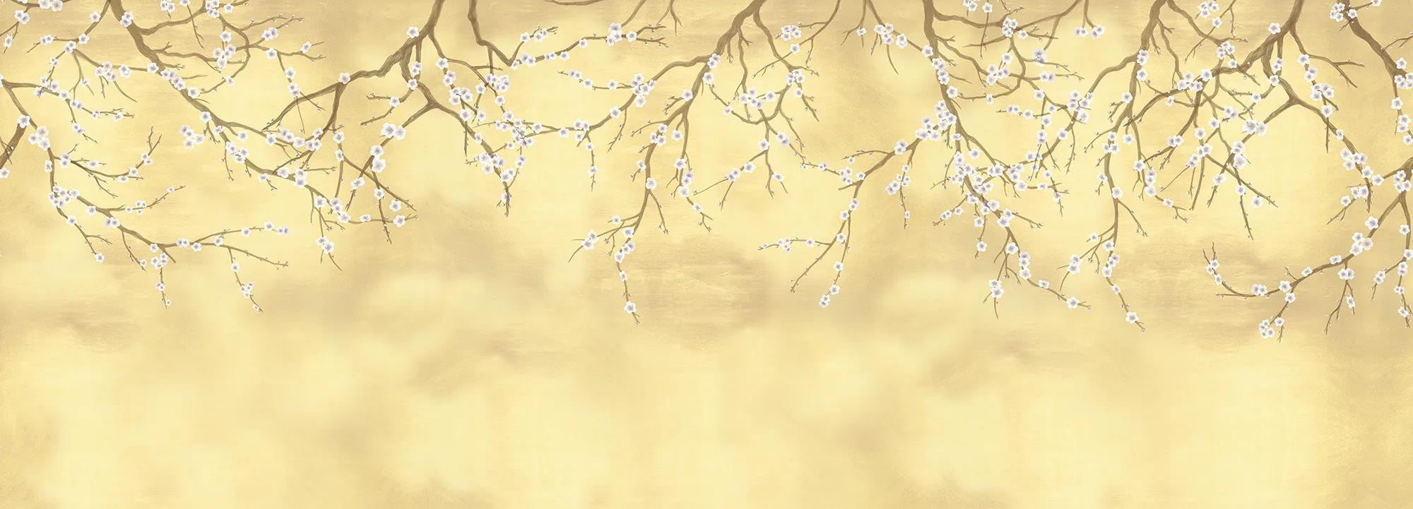 Gilded Sakura Wallpaper Vladila