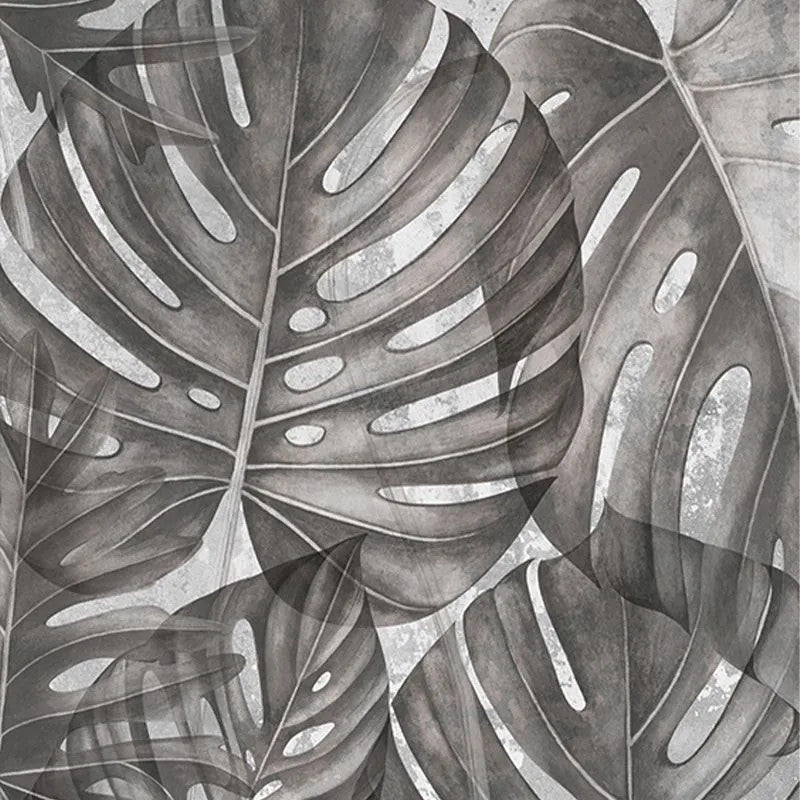 Grey Philodendron Wallpaper Vladila