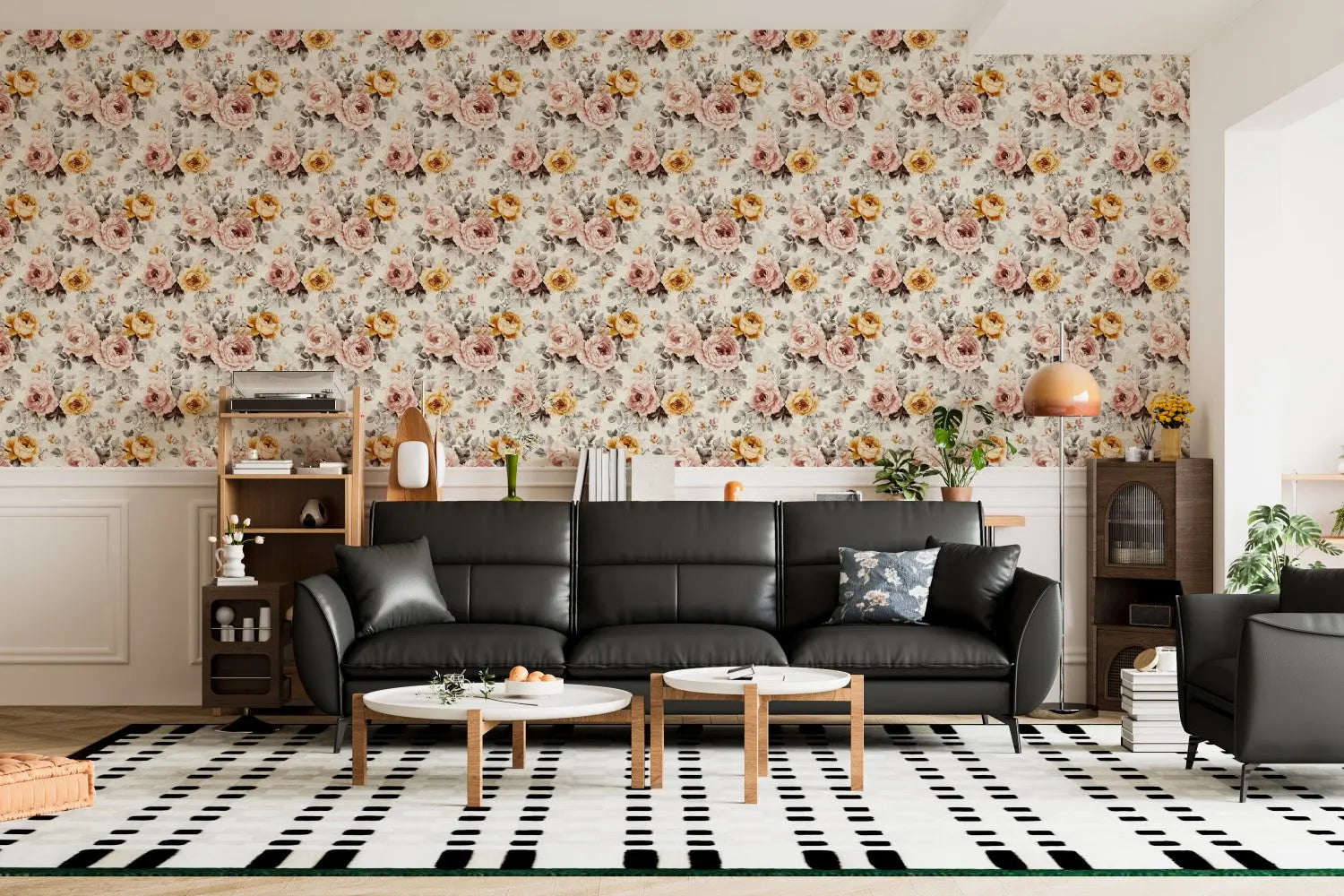 Timeless English Rose Garden WallCreatives