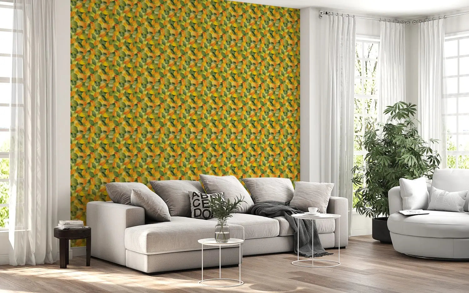 Amber & Jade Foliage WallCreatives