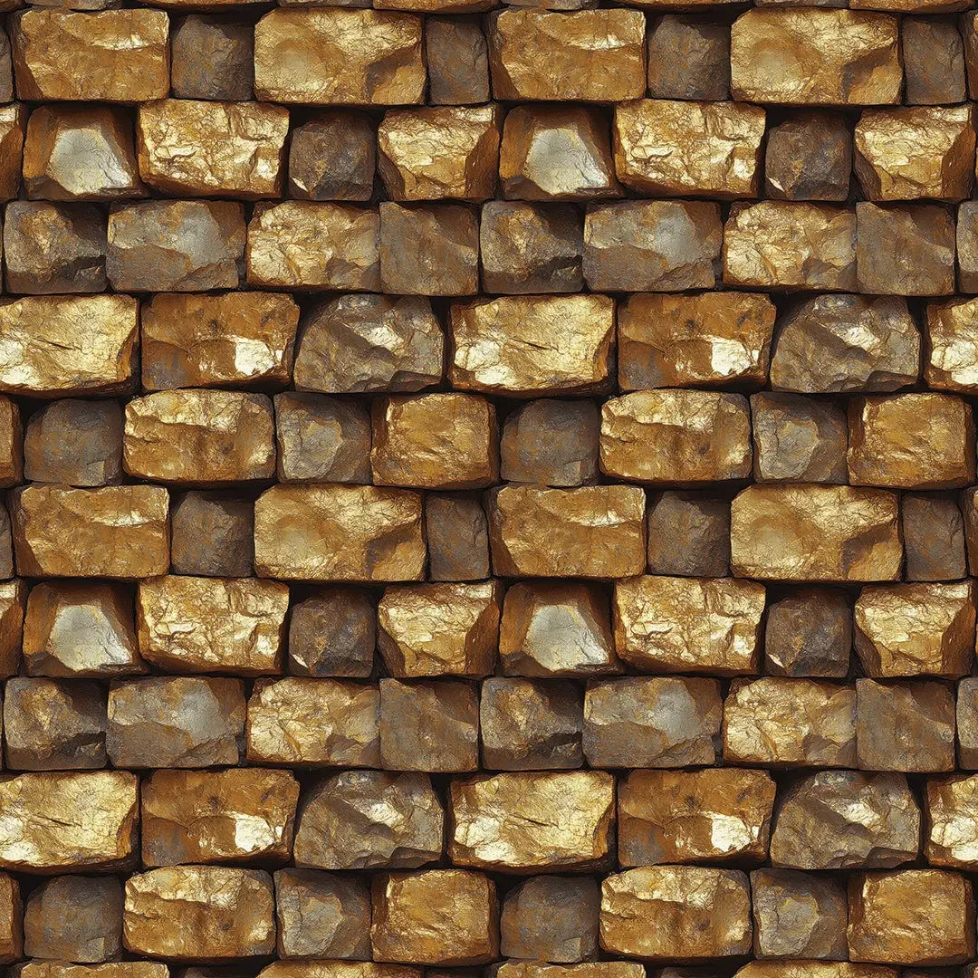 El Dorado Gilded Bricks - WallCreatives