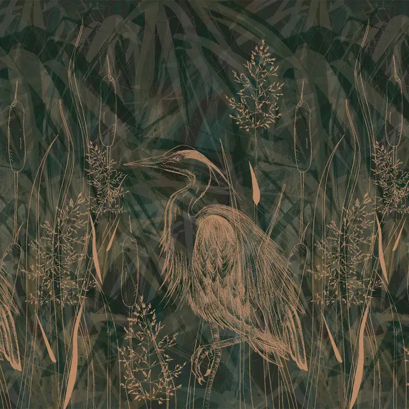 Danube Heron Wallpaper Vladila
