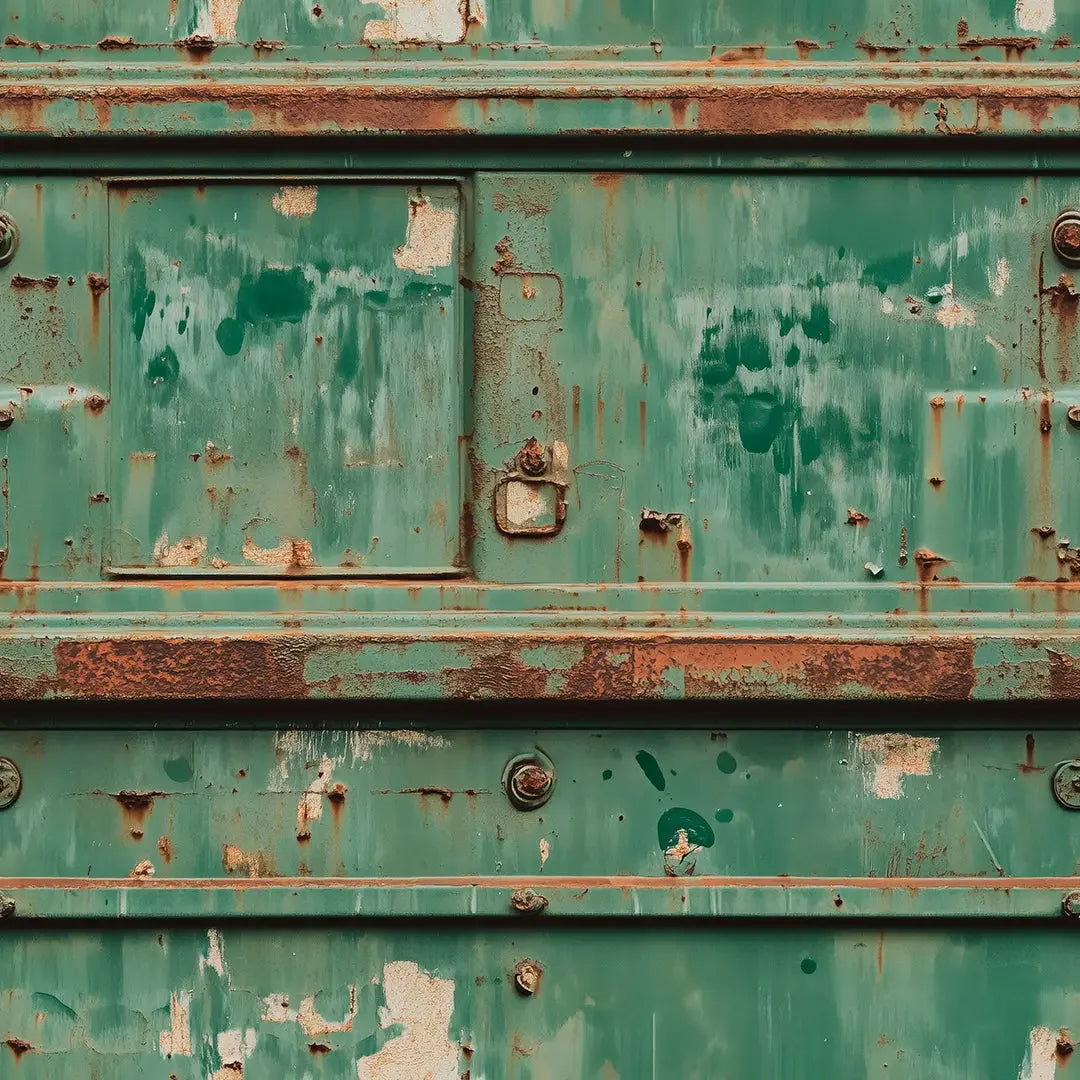 Forgotten Cargo Green Patina - WallCreatives
