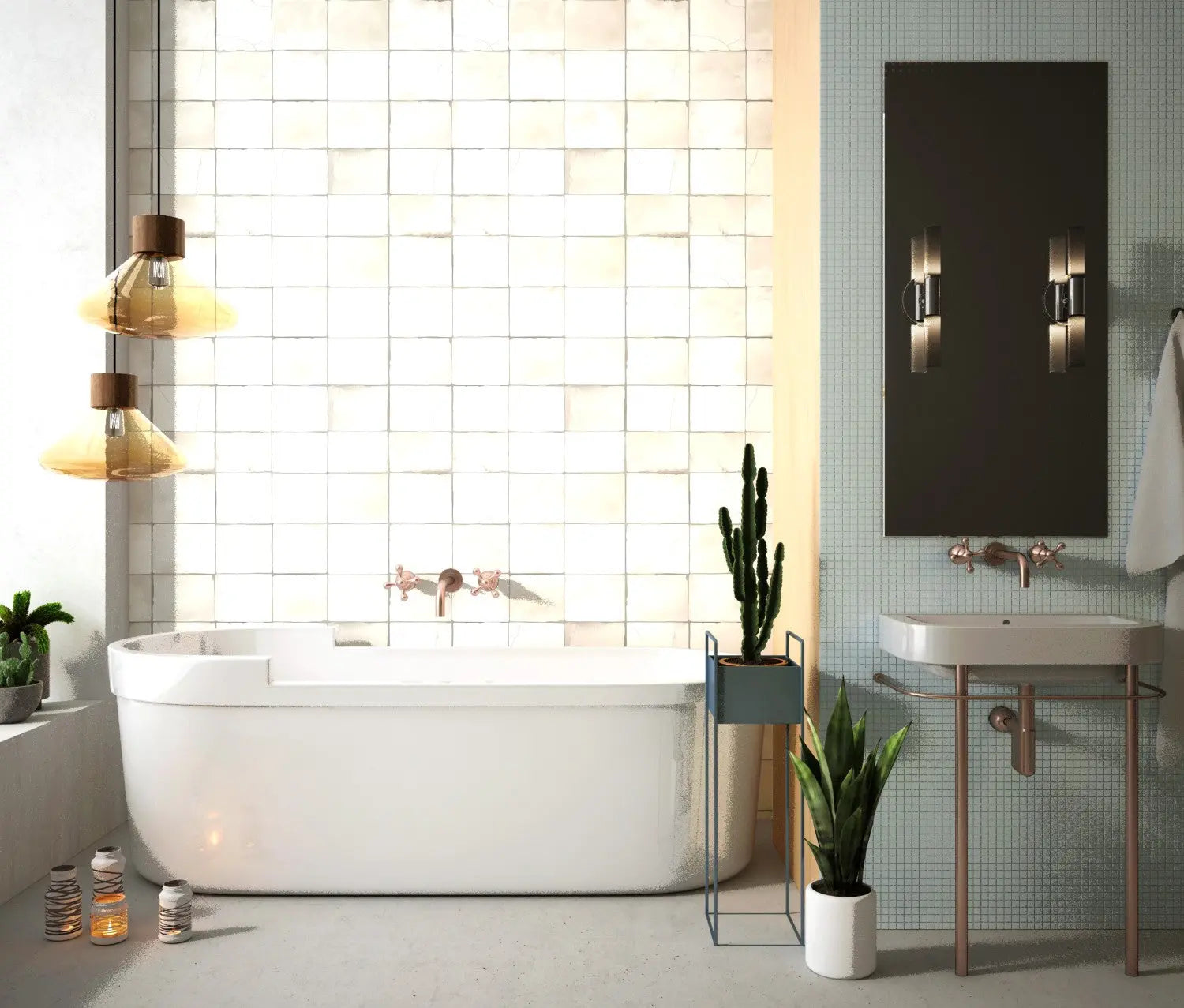 Artisan Plaster Block Wallpaper WallCreatives