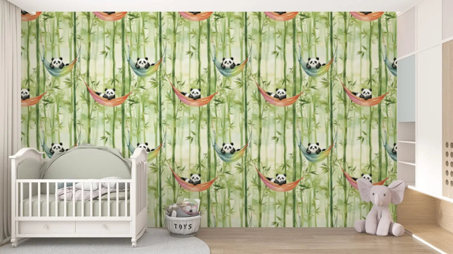 Zen Panda Hammock Haven WallCreatives