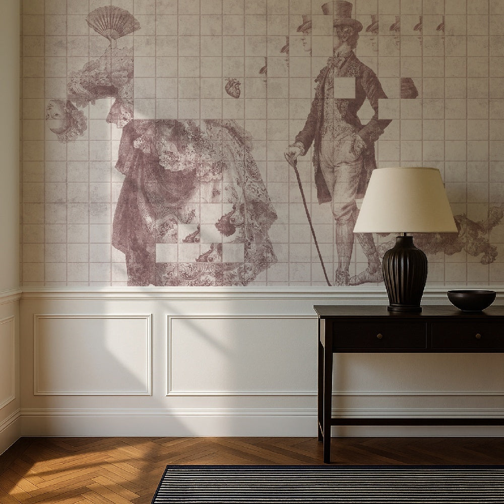 Tapet Phantom Gentleman rose WallCreatives