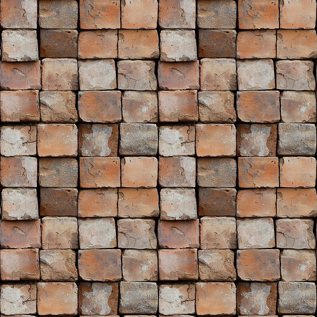 Artisan's Kiln-Fired Brick Wall - WallCreatives