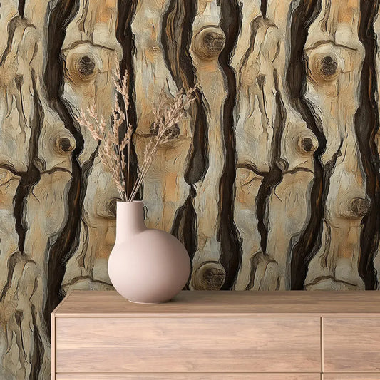 Painterly Forest Grain - WallCreatives