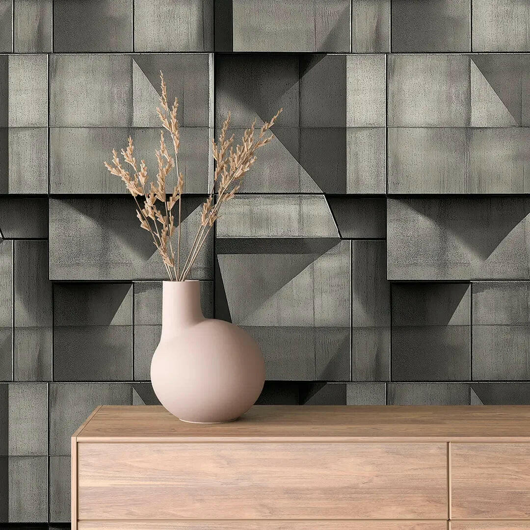 Urban Concrete Geometry - WallCreatives