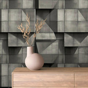 Urban Concrete Geometry - WallCreatives