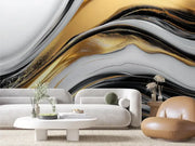 Opulent Fusion Abstract Wallpaper - WallCreatives
