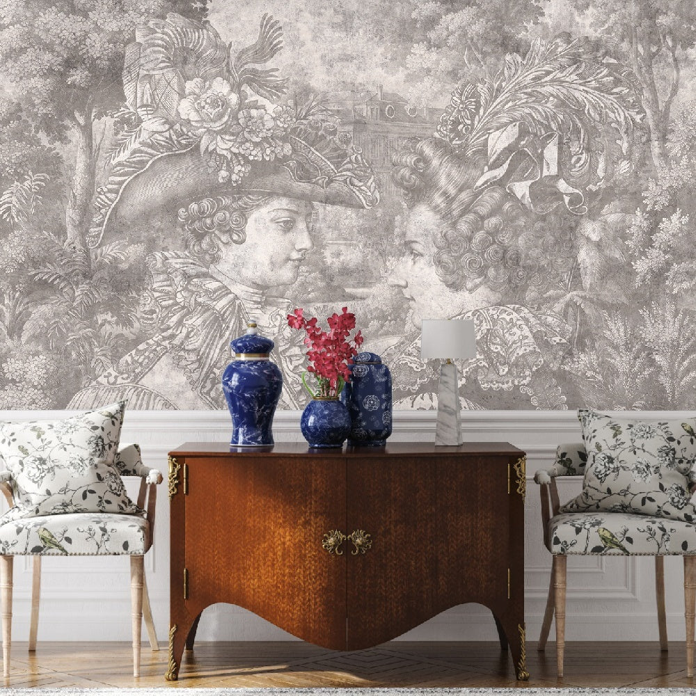 Tapet Queen’s Whisper cream WallCreatives