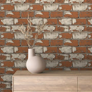Distressed Urban Loft Brick - WallCreatives