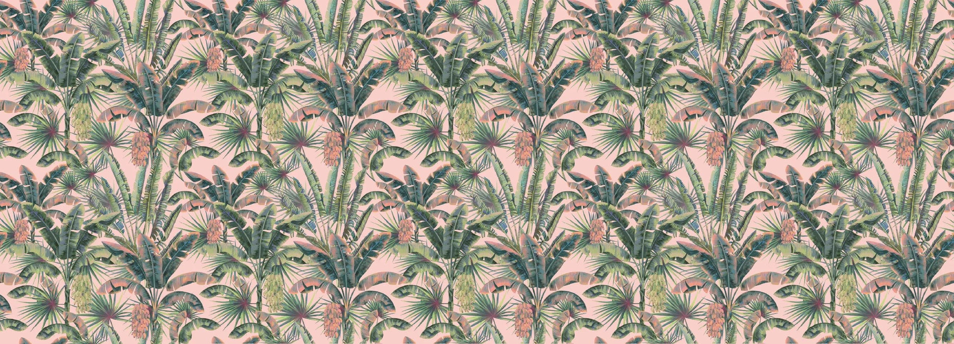 Blush Groove in Coral Wallpaper Vladila