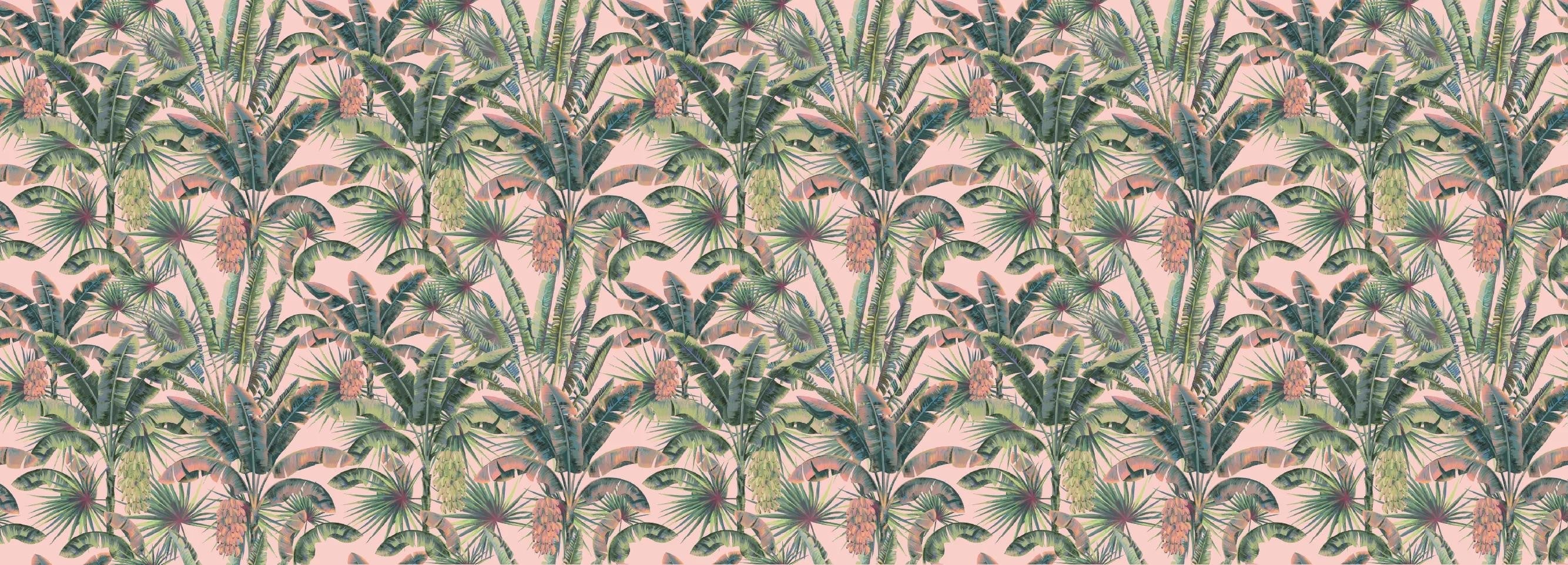Blush Groove in Coral Wallpaper Vladila