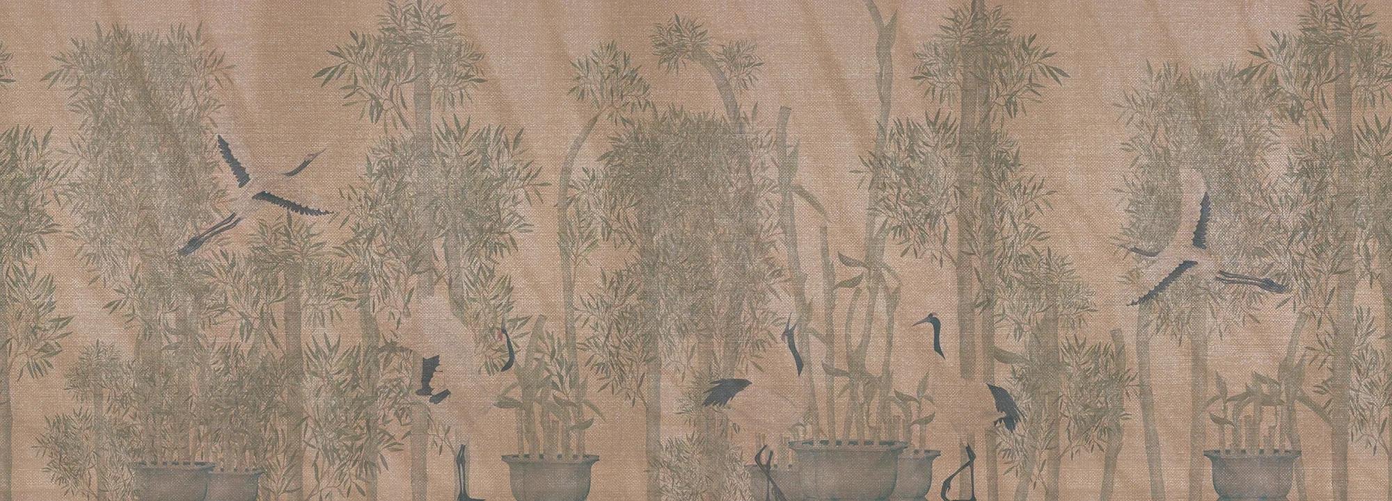 Makino Pavilion Green Grove Wallpaper Vladila