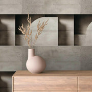 Urban Concrete Forms Mural - WallCreatives