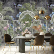 Verdant Mosaic (dark) Wallpaper Vladila
