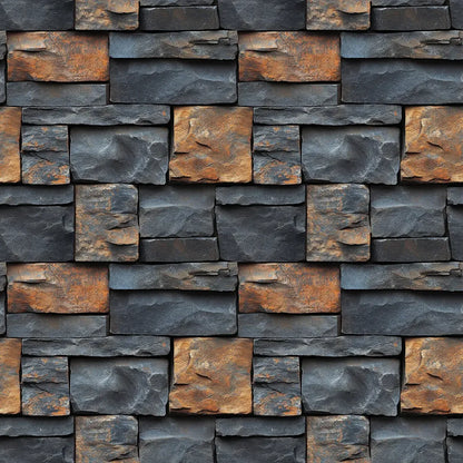 Volcanic Ash and Ember Stone - WallCreatives