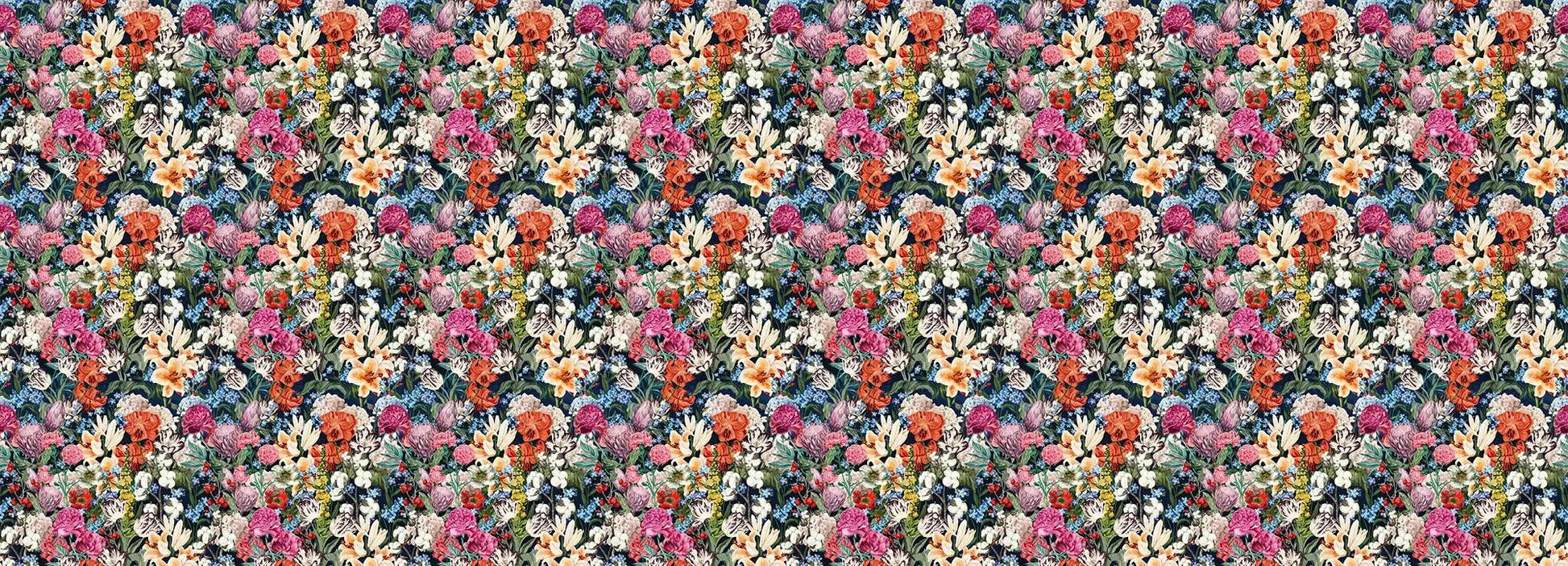 Primavera Flowers (Dark) Wallpaper Vladila