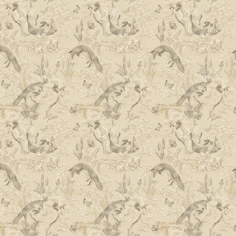 Fox And Fly Away Wallpaper Vladila