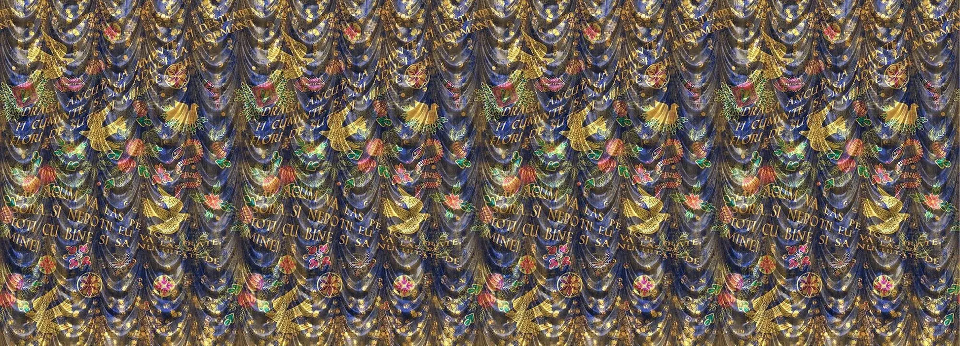 Spovedanie (albastru) Wallpaper Vladila