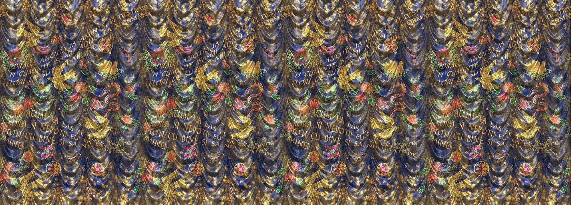 Spovedanie (albastru) Wallpaper Vladila