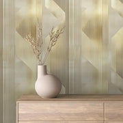 Elysian Gold Geometric - WallCreatives