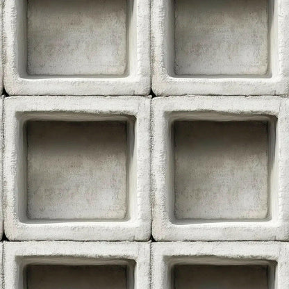 Architectural Concrete Block Grid - WallCreatives