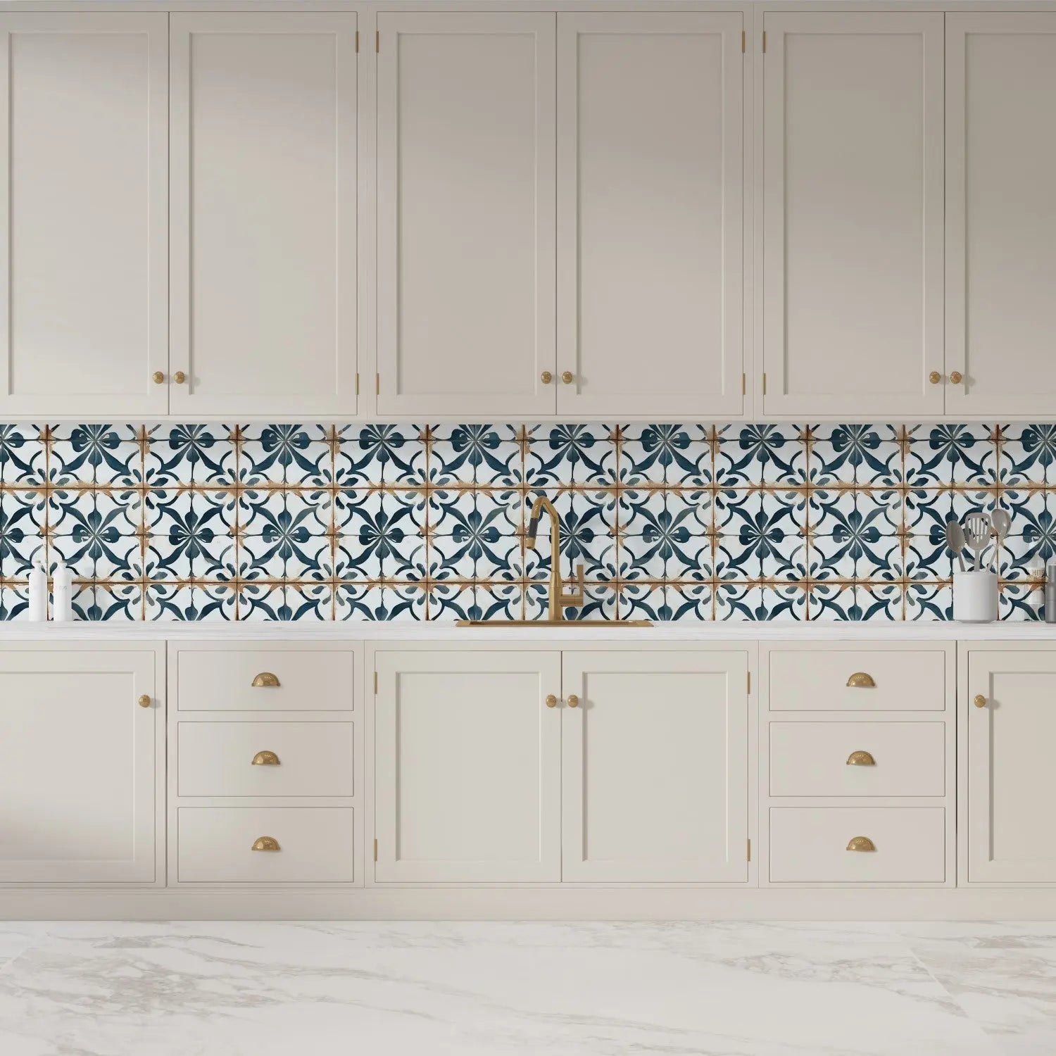 Aegean Starburst Tile Wallpaper WallCreatives