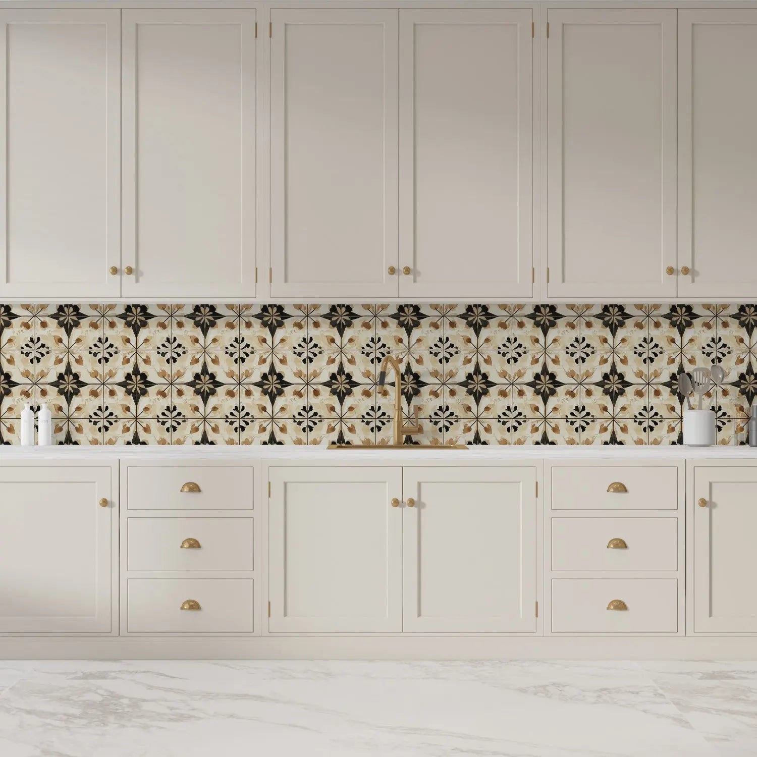 Tuscan Sunburst Heritage Tile WallCreatives