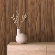 Warm Walnut Embrace - WallCreatives
