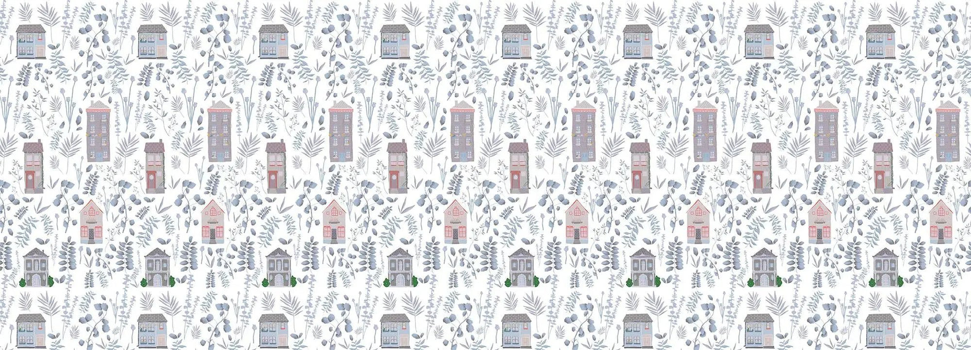 Blue leaves Wallpaper Vladila