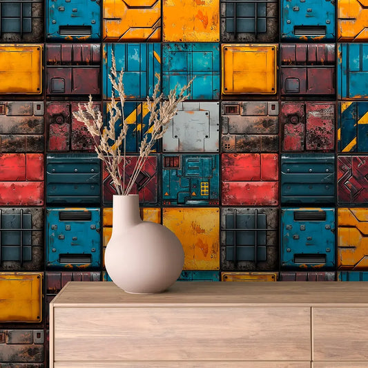 Cyberpunk Foundry Wall Panels - WallCreatives