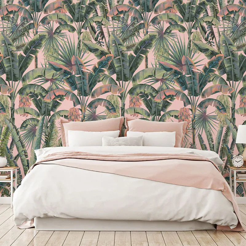 Blush Groove in Coral Wallpaper Vladila