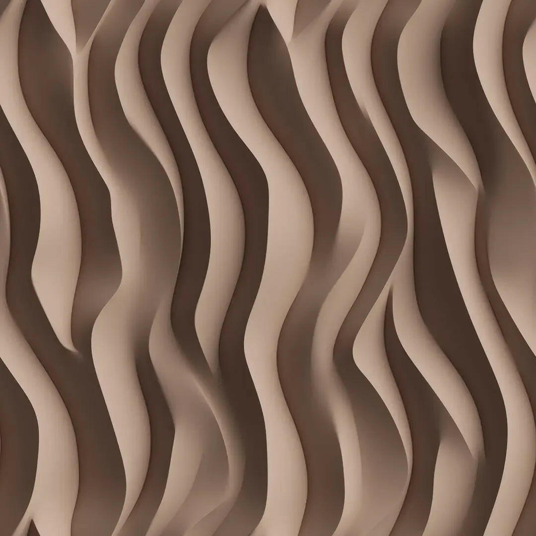 Sculpted Desert Waves - WallCreatives