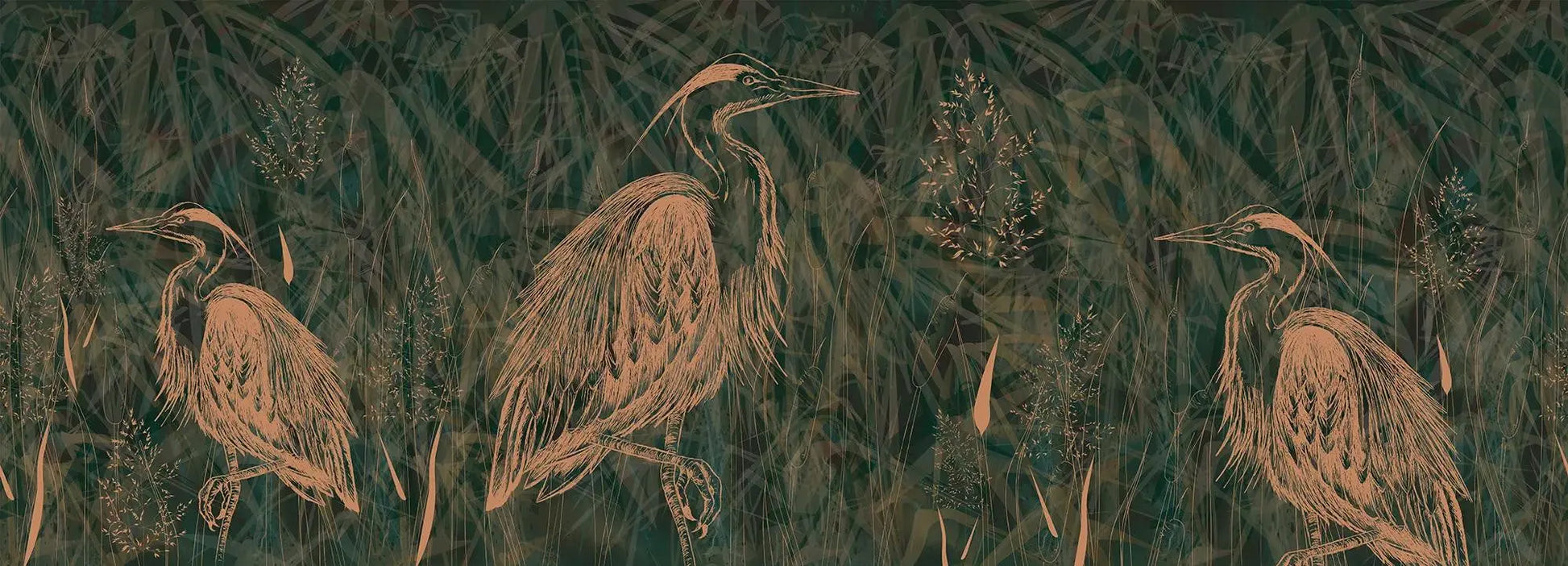 Danube Heron Wallpaper Vladila