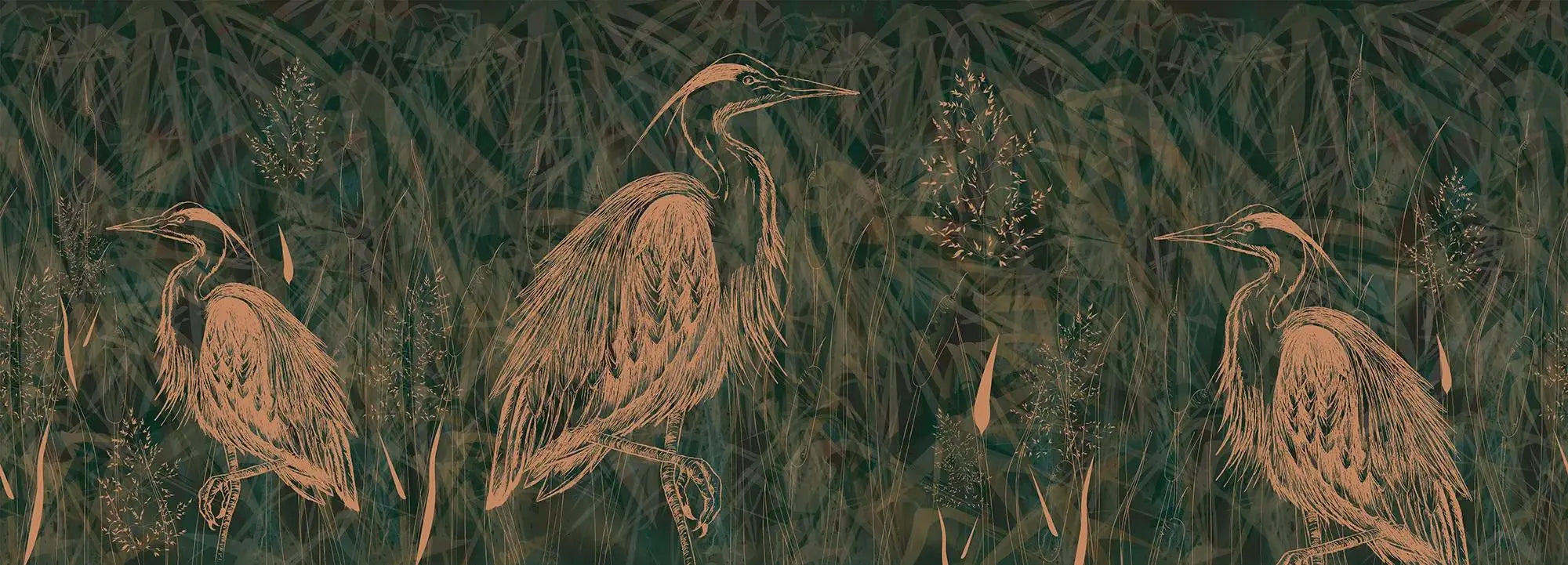 Danube Heron Wallpaper Vladila