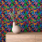 Urban Canvas Vibrant Graffiti Wallpaper - WallCreatives
