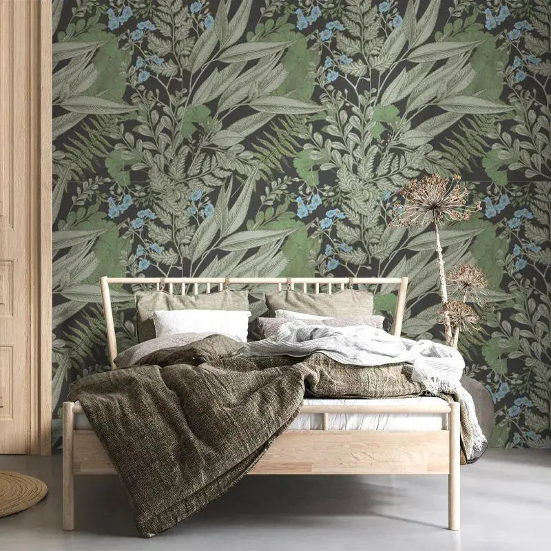Green Flowers Wallpaper Vladila