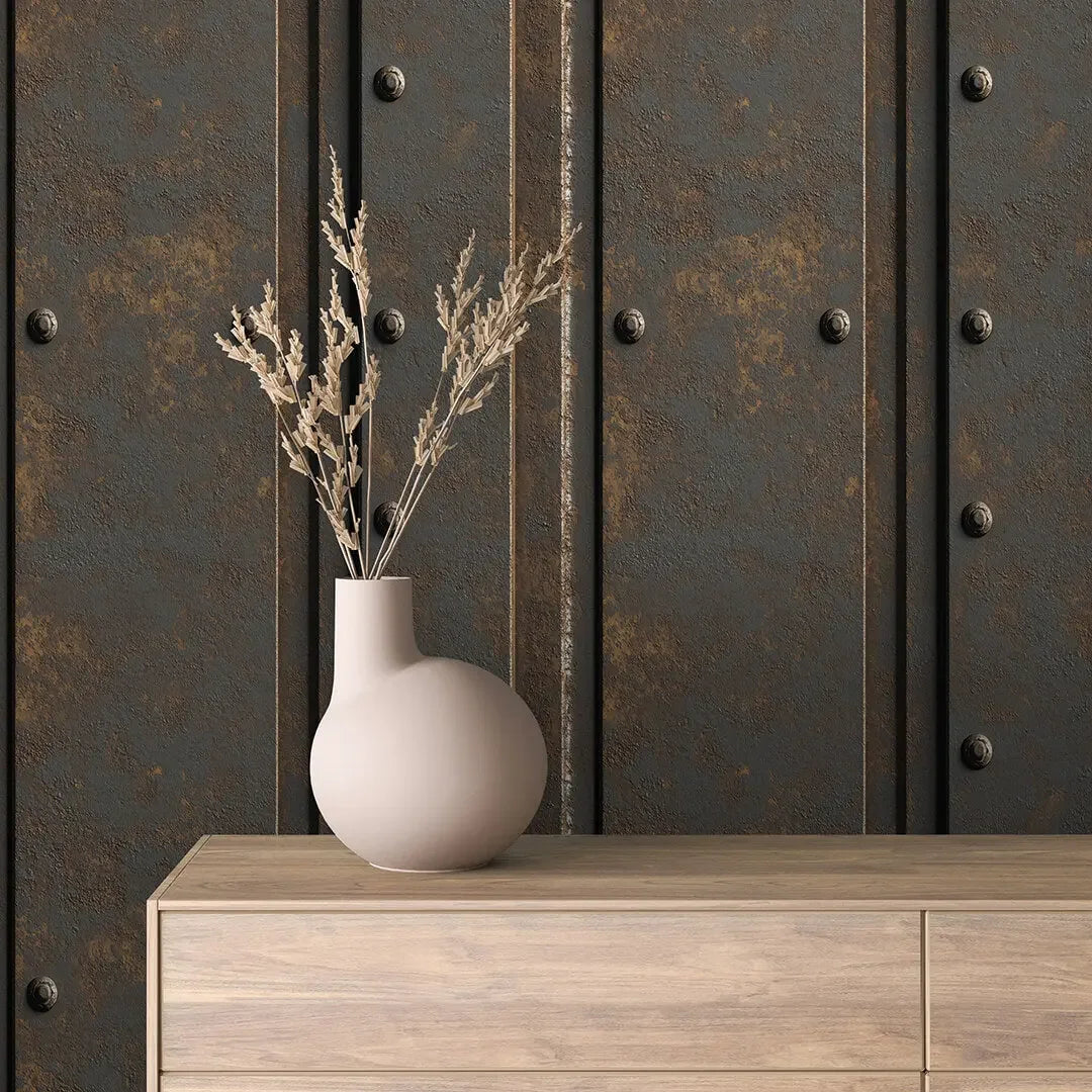 Urban Forge Rusted Steel Plate - WallCreatives