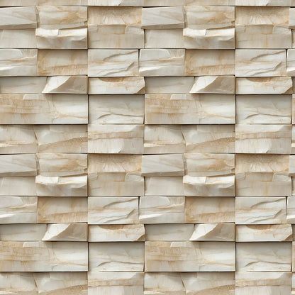 Ethereal Marble Block Wall - WallCreatives