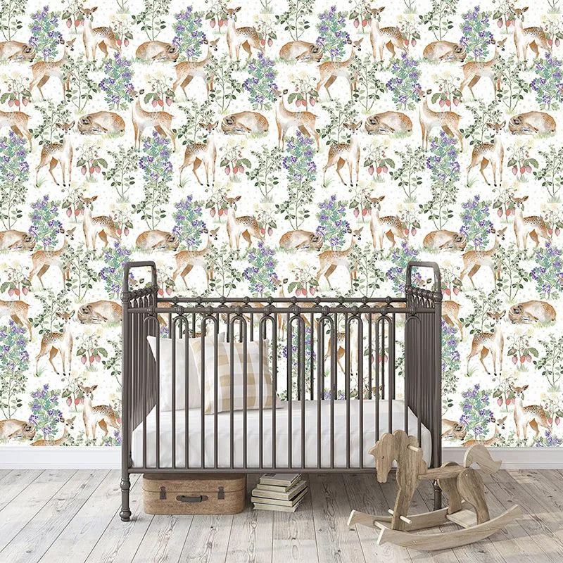 Anca's Fawn In White Wallpaper Vladila