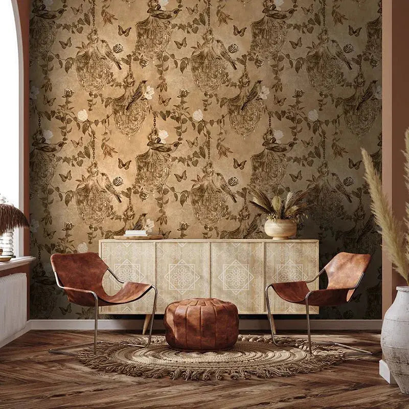 Majestic Memoir in powder cream Wallpaper Vladila