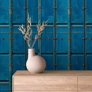 Cobalt Cargo Weathered Steel - WallCreatives