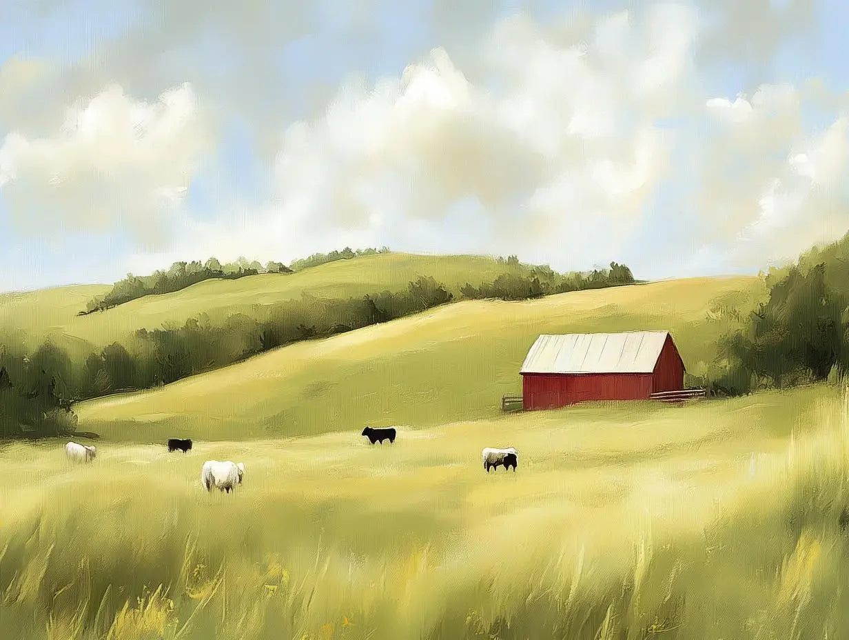 shepherd's green valley mural - wallcreatives