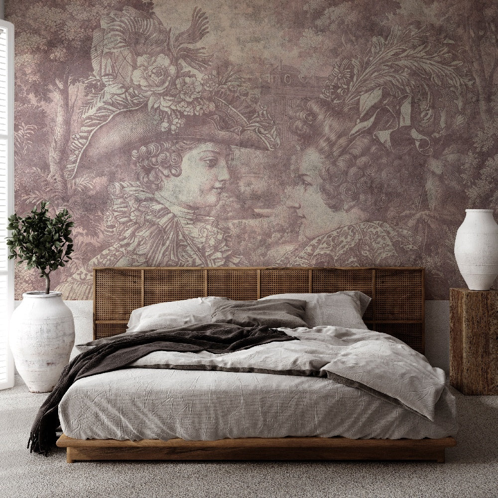 Tapet Queen’s Whisper rose WallCreatives